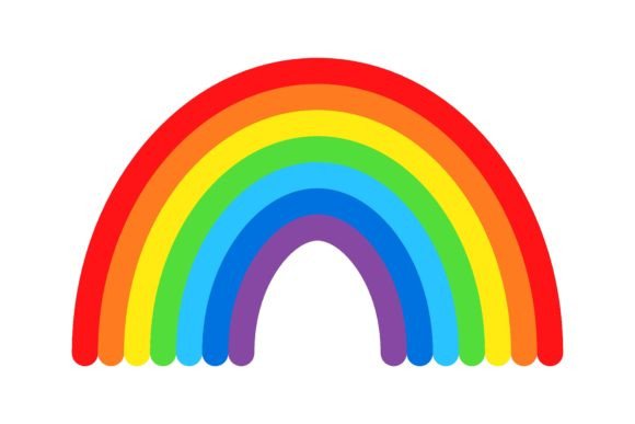 Download Cartoon Rainbow Vector. Rainbows, Stars - Rainbows Collection