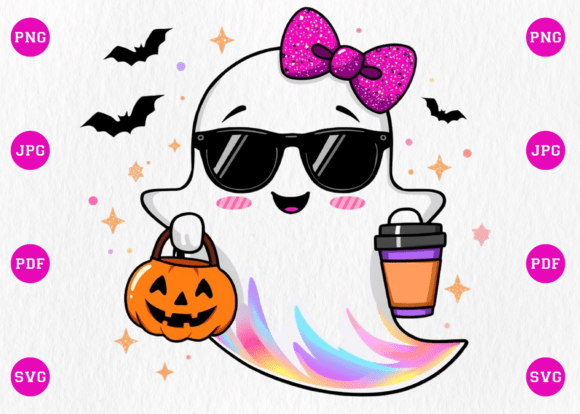 Download Coquette Halloween Ghost Spooky PNG - Ghost spooky png Collection