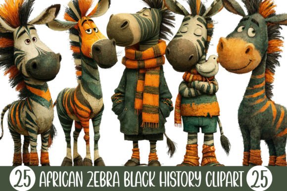 Download African Zebra Black History Clipart - Black history clipart Collection