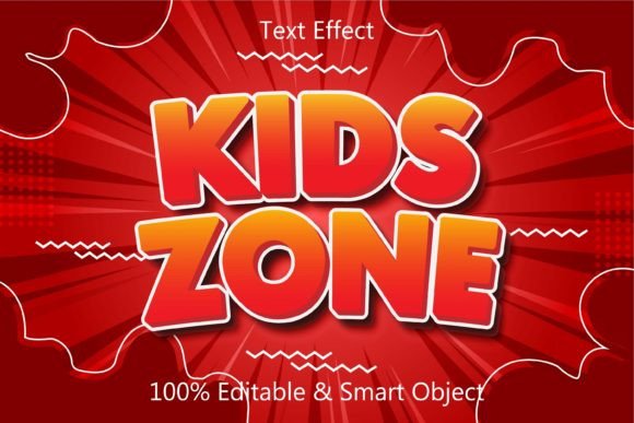 Download Kids Zone Editable Text Effect - Premium Resources