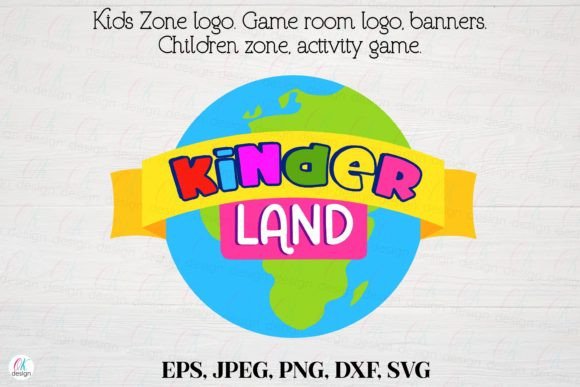 Download Kids Zone Logo 23. Game Room, Activity - Premium Bundle