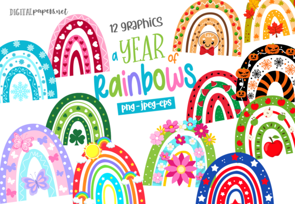 Download A Year of Rainbows - Rainbows Collection