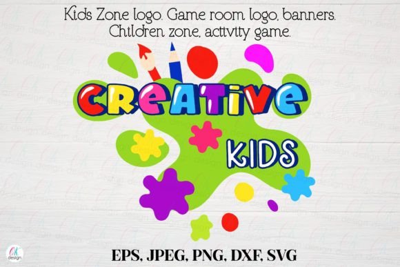 Download Kids Zone Logo 25. Game Room, Activity - Premium Bundle