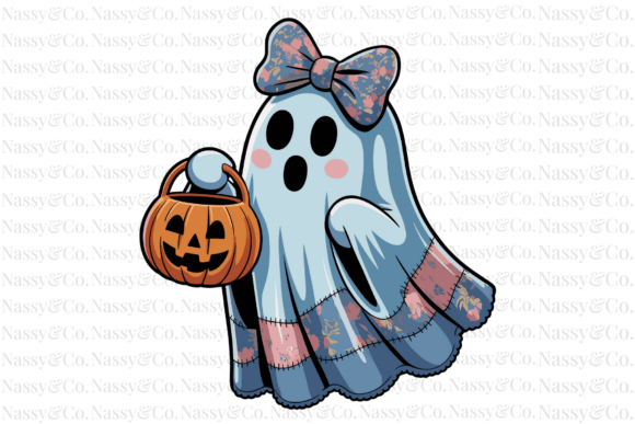 Download Halloween Blue Denim Ghost Spooky PNG - Blue Collection