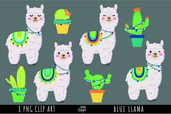 Download BLUE LLAMA, LLAMAS - Blue Collection