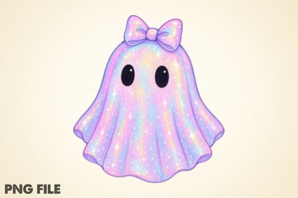 Download Retro Disco Iridescent Ghost Spooky PNG - Ghost spooky png Collection